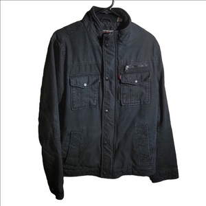 Levi's Dark Gray Military Field Jacket